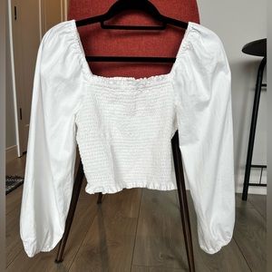 American Eagle Ruched Top Size Medium